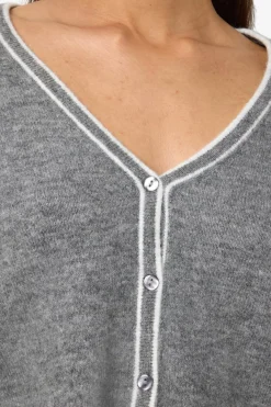 Noisy May c&aacute;rdigan pico abotonado^Mujer Jerséis Y Cárdigans