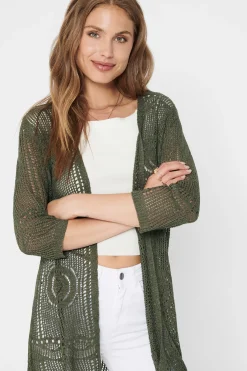 JDY C&aacute;rdigan punto calado^Mujer Jerséis Y Cárdigans