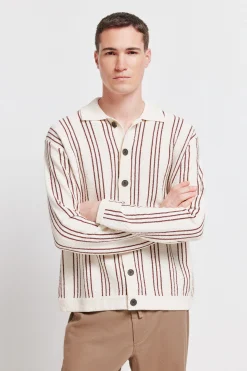 Springfield C&aacute;rdigan rayas fantas&iacute;a^Hombre Jerséis Y Cárdigans