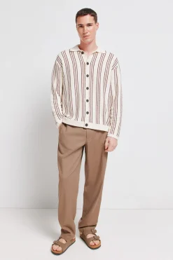 Springfield C&aacute;rdigan rayas fantas&iacute;a^Hombre Jerséis Y Cárdigans