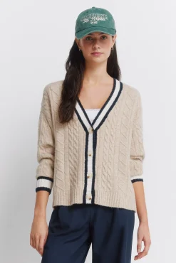 Springfield C&aacute;rdigan trenzado^Mujer Jerséis Y Cárdigans