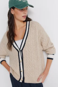 Springfield C&aacute;rdigan trenzado^Mujer Jerséis Y Cárdigans