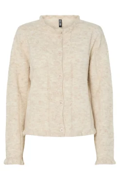 Pieces C&aacute;rdigan volantes manga y cuello^Mujer Jerséis Y Cárdigans|Basic Bar