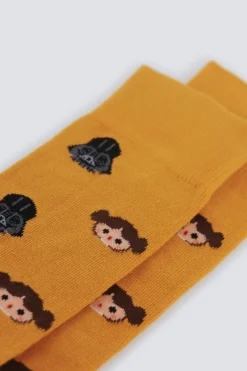 Springfield Calcet&iacute;n alto darth vader y leia^Hombre Calcetines