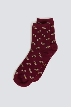 Springfield Calcetín largo abejas^Mujer Calcetines