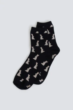 Springfield Calcet&iacute;n largo conejitos^Mujer Calcetines