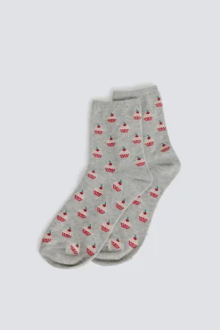 Springfield Calcet&iacute;n largo cupcake^Mujer Calcetines