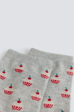 Springfield Calcet&iacute;n largo cupcake^Mujer Calcetines