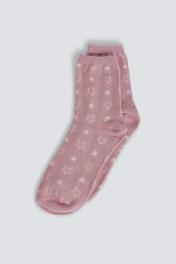 Springfield Calcet&iacute;n largo estrellas^Mujer Calcetines