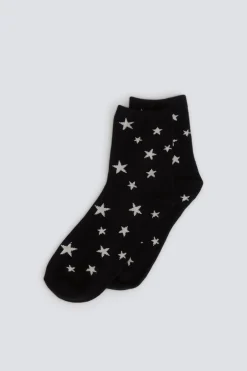 Springfield Calcet&iacute;n largo estrellas^Mujer Calcetines