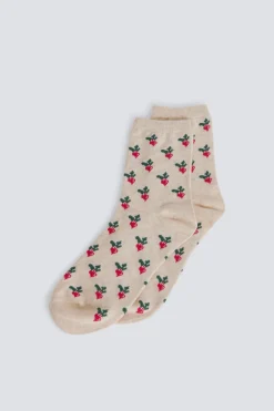 Springfield Calcetín largo rabanitos^Mujer Calcetines