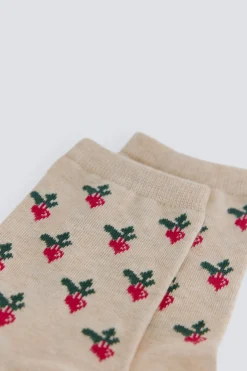 Springfield Calcet&iacute;n largo rabanitos^Mujer Calcetines