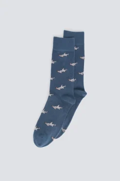 Springfield Calcetín largo tiburón martillo^Hombre Calcetines