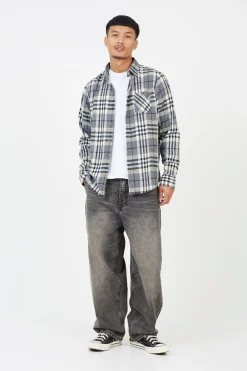 Brave Soul Camisa a cuadros^Hombre Camisas