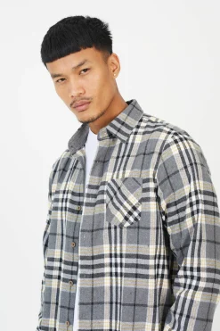 Brave Soul Camisa a cuadros^Hombre Camisas