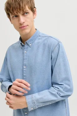 JJ REBEL Camisa algod&oacute;n manga larga relaxed^Hombre Camisas