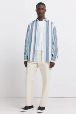 Springfield Camisa algod&oacute;n rayas^Hombre Camisas