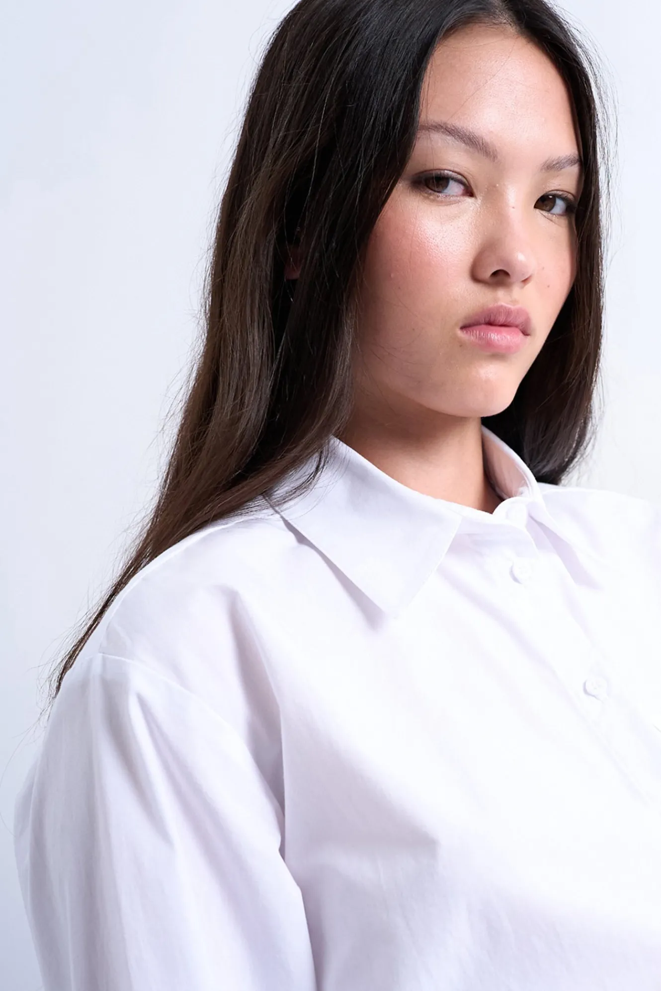 Topshop Camisa amplia de corte oversize^Mujer Camisas Y Blusas