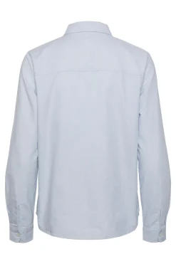 Pieces Camisa b&aacute;sica de algod&oacute;n^Mujer Camisas Y Blusas