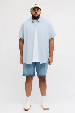 Jack & Jones PLUS Camisa b&aacute;sica manga corta^Hombre Camisas