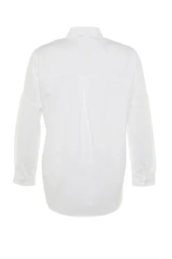 Trendyol Camisa b&aacute;sica oversize^Mujer Camisas Y Blusas