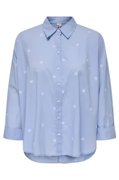 Only Camisa bajo asim&eacute;trico manga larga^Mujer Camisas Y Blusas