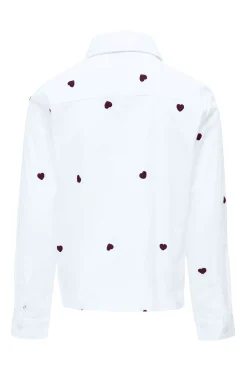 Only Girls Camisa bordado coraz&oacute;n ni&ntilde;a^Niños Camisas Y Blusas