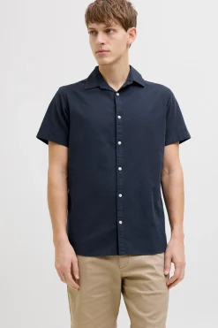 JJ REBEL Camisa comfort fit lino^Hombre Camisas