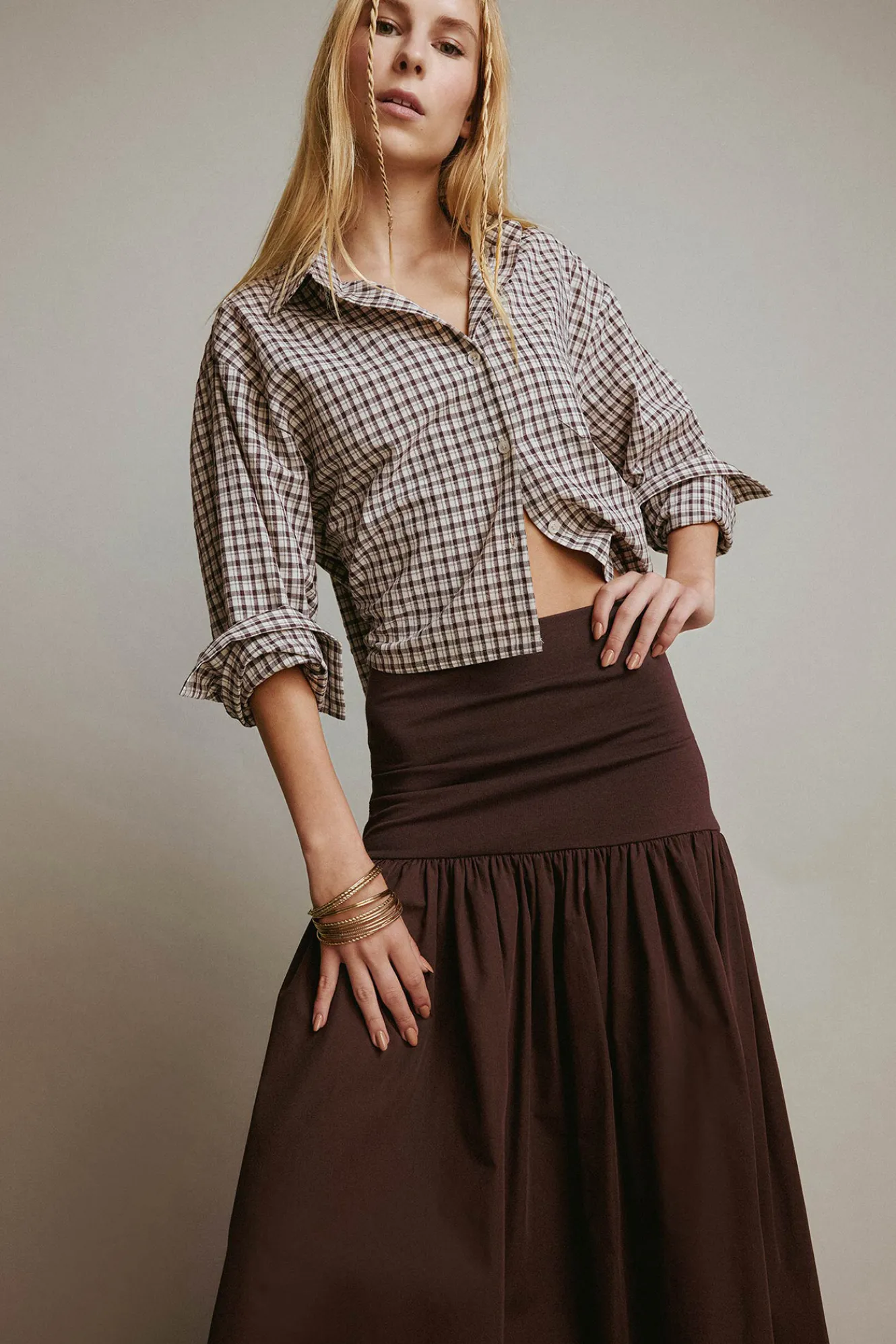 DeFacto Camisa corta oversize^Mujer Camisas Y Blusas