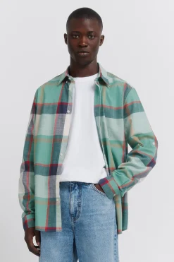 Springfield Camisa cuadros algodón ligero^Hombre Camisas