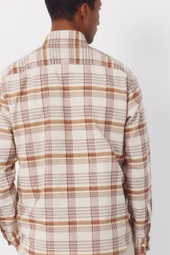 Cortefiel Camisa cuadros oxford slub^Hombre Camisas