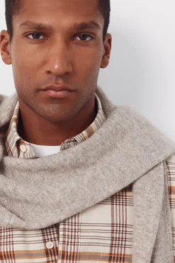 Cortefiel Camisa cuadros oxford slub^Hombre Camisas