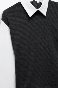 Koton Camisa de cuello cl&aacute;sico^Mujer Camisas Y Blusas