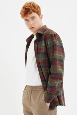 Trendyol Camisa de le&ntilde;ador^Hombre Camisas