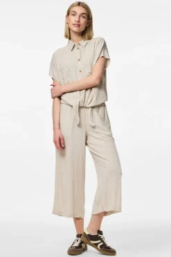 Pieces Camisa de lino^Mujer Camisas Y Blusas|Lino