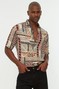 Trendyol Camisa de manga corta^Hombre Camisas