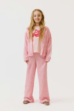 Vero Moda Girl Camisa de manga larga y cuello de solapa^Niños Camisas Y Blusas