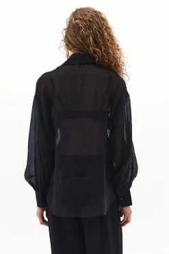 Oxxo Camisa de mangas abullonadas^Mujer Camisas Y Blusas