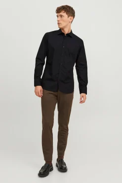 Jack & Jones Camisa de vestir popel&iacute;n^Hombre Camisas