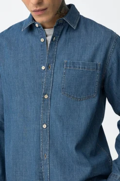 Tiffosi Camisa Denim Regular Fit^Hombre Camisas
