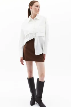 Oxxo Camisa detalle bolsillo^Mujer Camisas Y Blusas