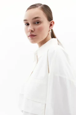 Oxxo Camisa detalle bolsillo^Mujer Camisas Y Blusas