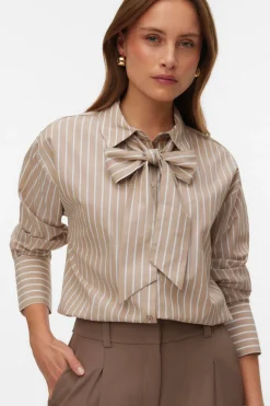 Vero Moda Camisa detalle lazada en el cuello^Mujer Camisas Y Blusas