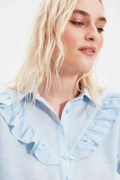 Trendyol Camisa detalle volantes^Mujer Camisas Y Blusas