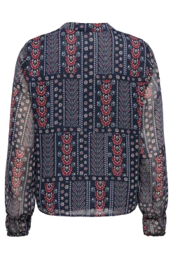 Only Camisa estampada con lurex^Mujer Camisas Y Blusas