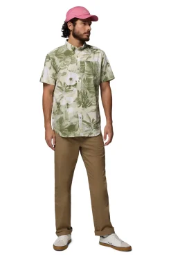 Columbia Camisa estampada de manga corta^Hombre Camisas