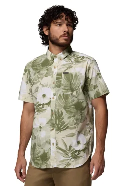Columbia Camisa estampada de manga corta^Hombre Camisas