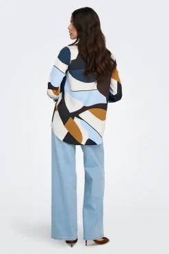 Only Camisa estampado geom&eacute;trico^Mujer Camisas Y Blusas