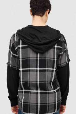 Inside Camisa Felpa Combinada^Hombre Camisas