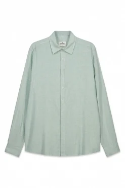 Springfield Camisa fil a fil lino viscosa^Hombre Camisas|Lino